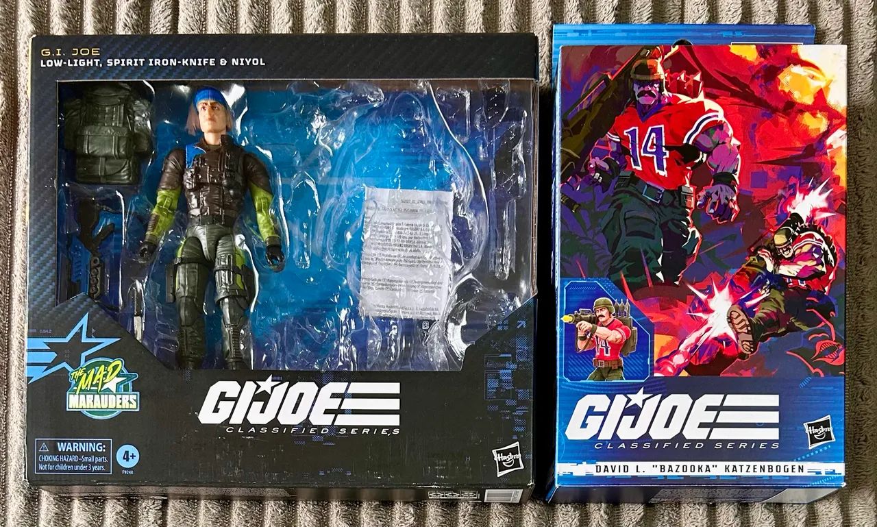 Gi Joe Classified Serie Low Light Marauders + Bazooka Hasbro