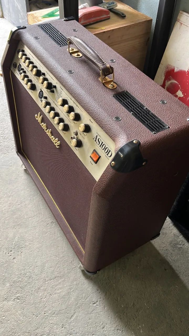 Amplificador Marshall As100d violão e voz - Foto 2