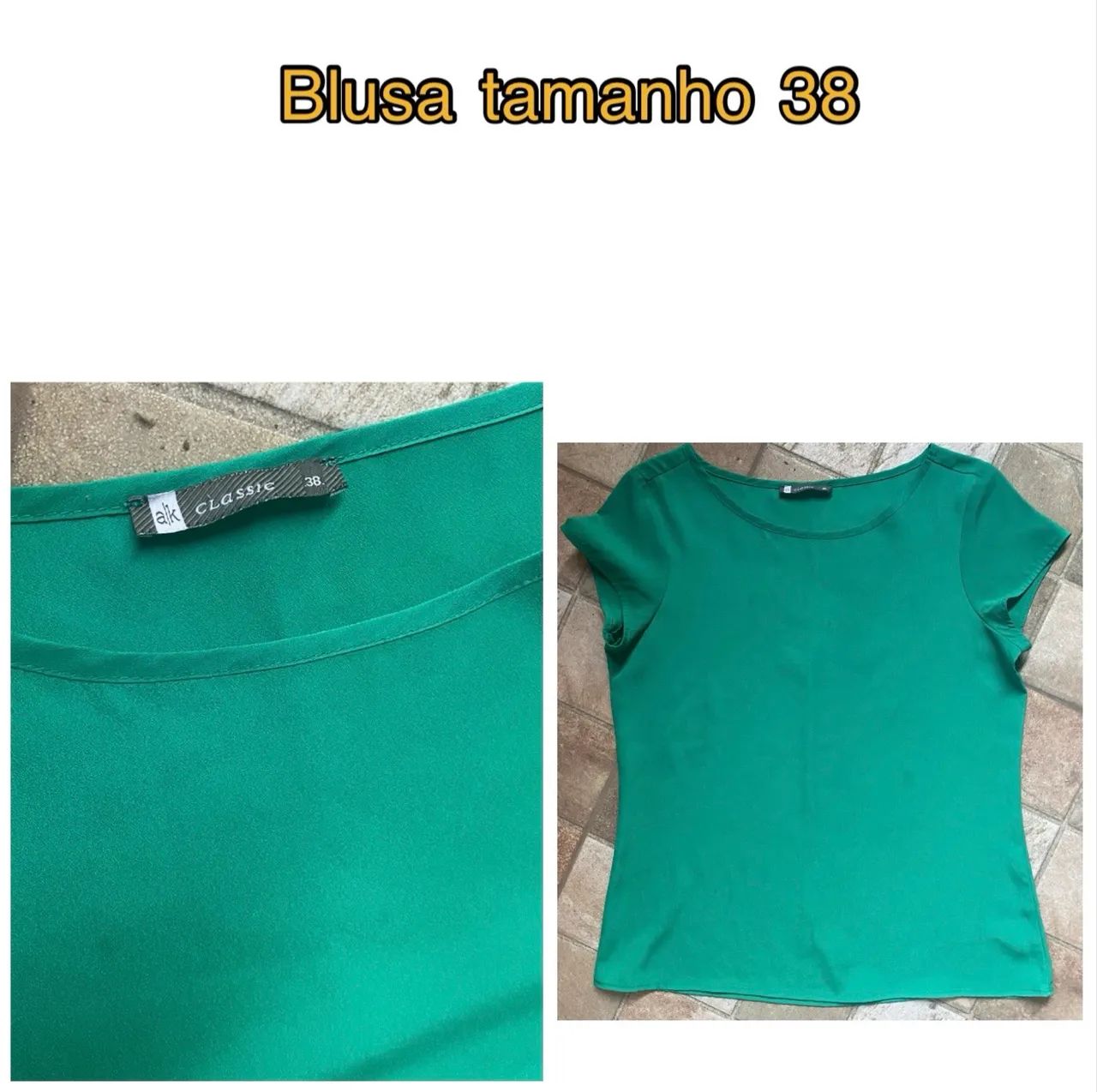 Blusa de tecido chique 38  - Foto 2