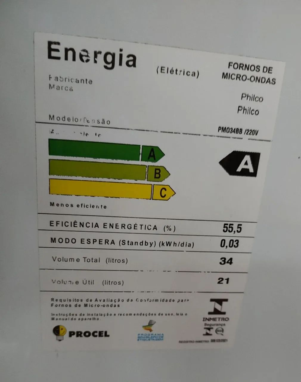 Microondas Philco 34litros - Foto 3