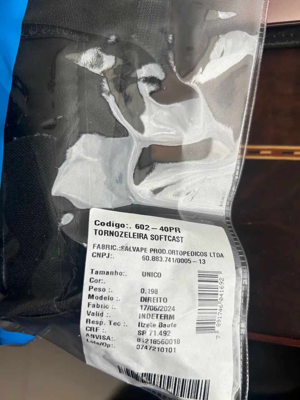 Tornozeleira Softcast 602