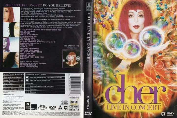 Dvd Cher - Live In Concert - Foto 4