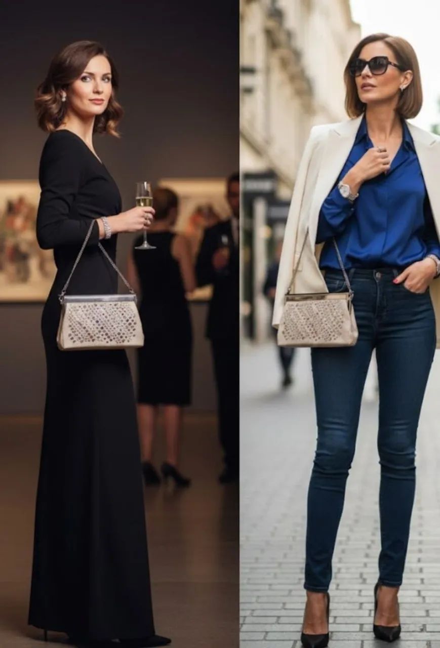 Bolsa clutch Dourada Arezzo 