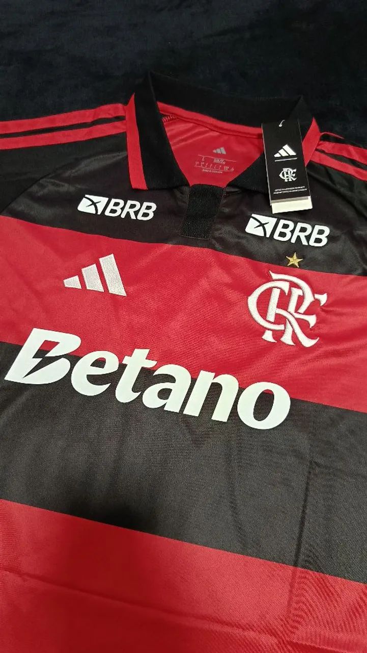 Camisa do Flamengo versão torcedor 26/27 com patrocínio e personalizada com nome e número  - Foto 3