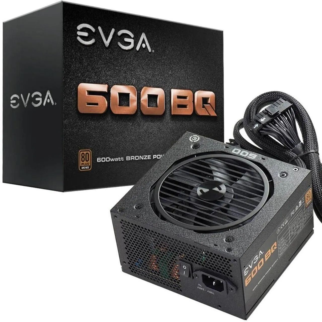 Fonte evga 600bq 600w