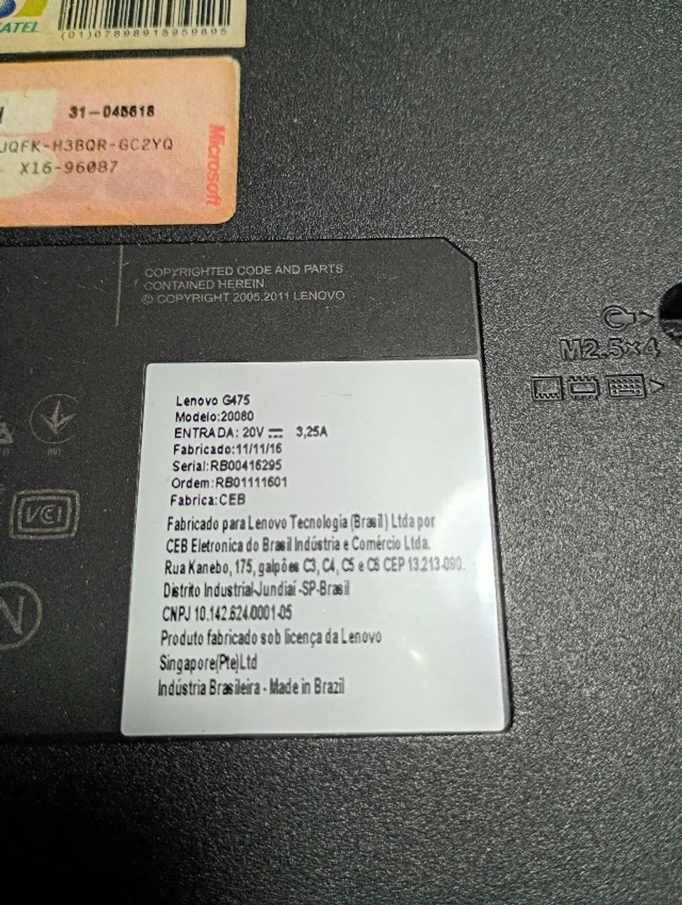 Notebook Lenovo - G475 - Retirada de Peças - Foto 2