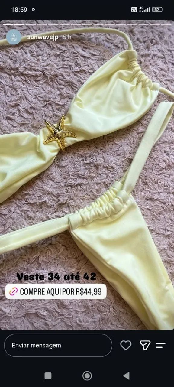 Vendo biquíni ? tamanho 34-36