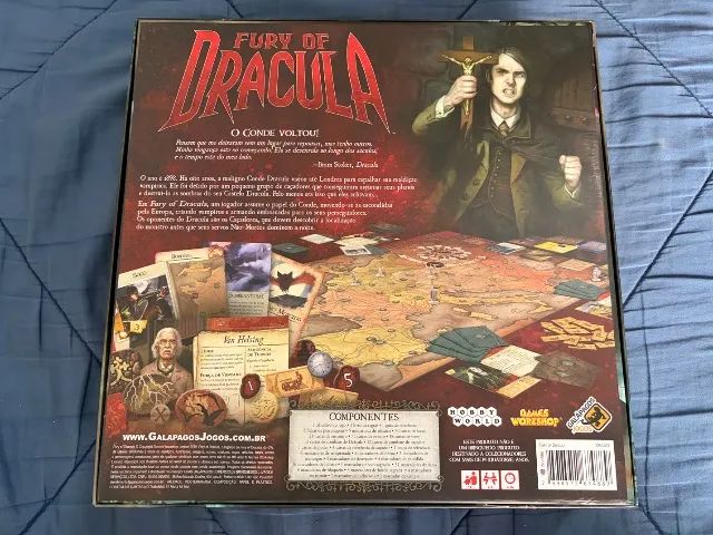 jogo de tabuleiro raro Fury of Dracula - Foto 2