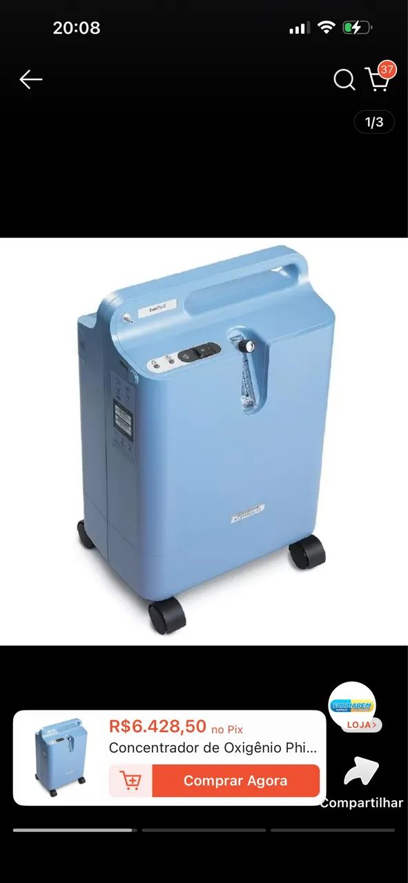 Vendo Concentrador de Oxigênio 220v