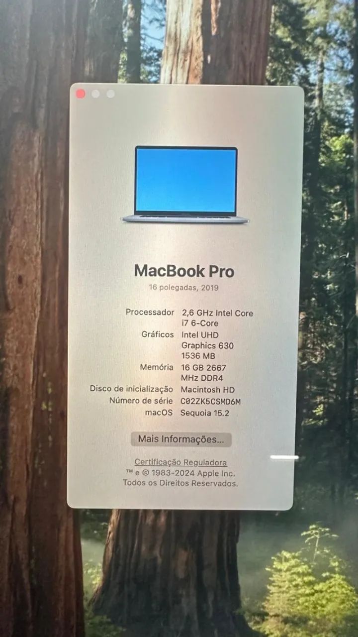 MacBook Pro 16" Intel Core i7 - Único Dono - Foto 5