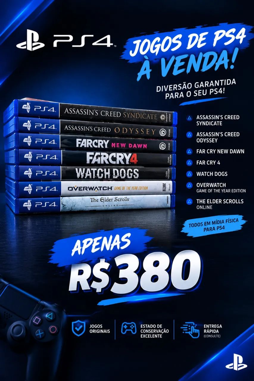JOGOS DE PS4