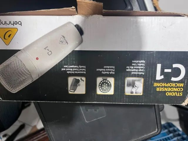 microfone condensador de estúdio Behringer C-1 - Foto 2