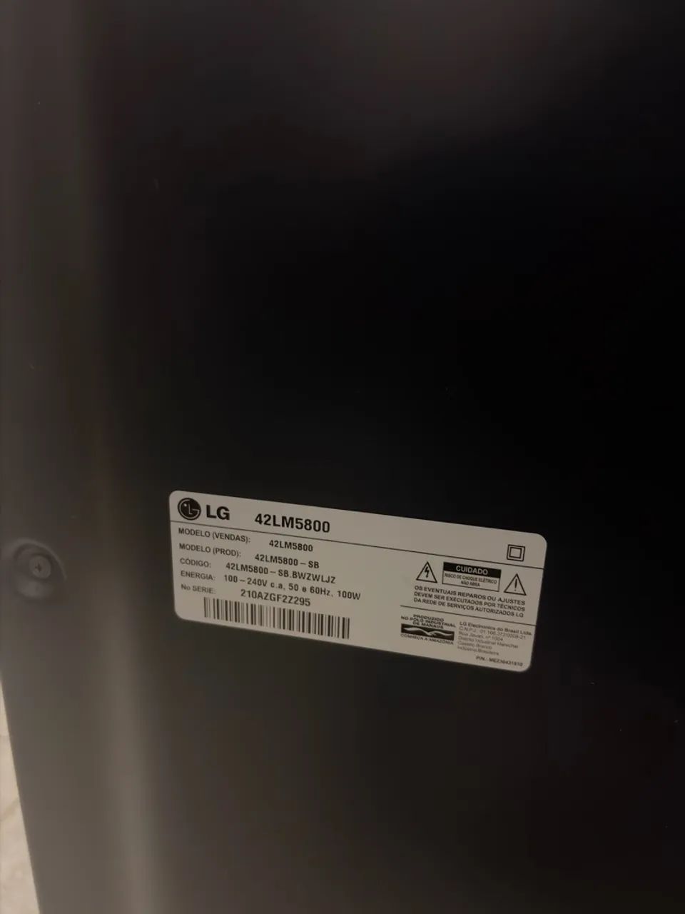 TV LG LED 42 Polegadas Full HD 42LM5800 - Foto 3