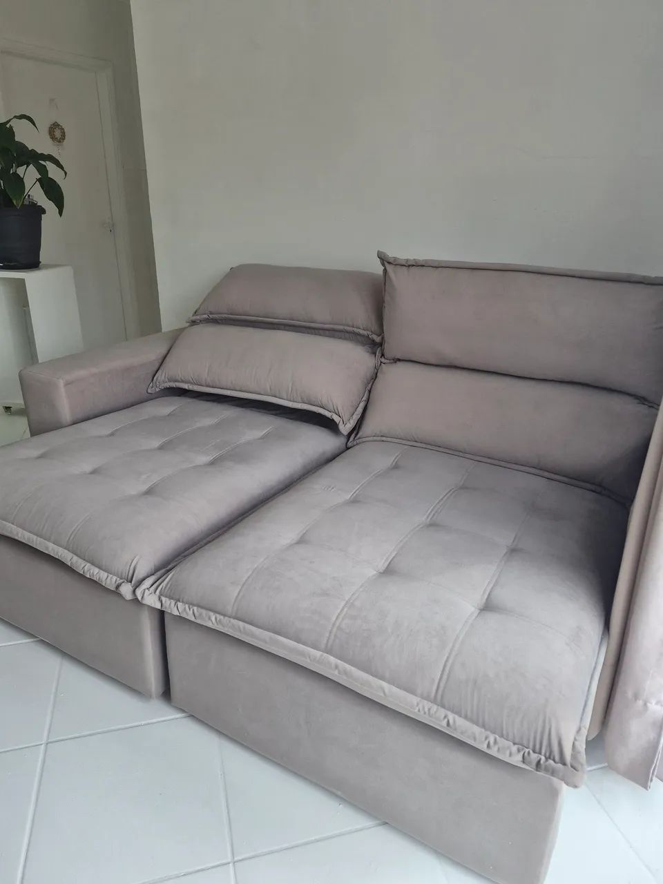 Sofá cinza  - Foto 2