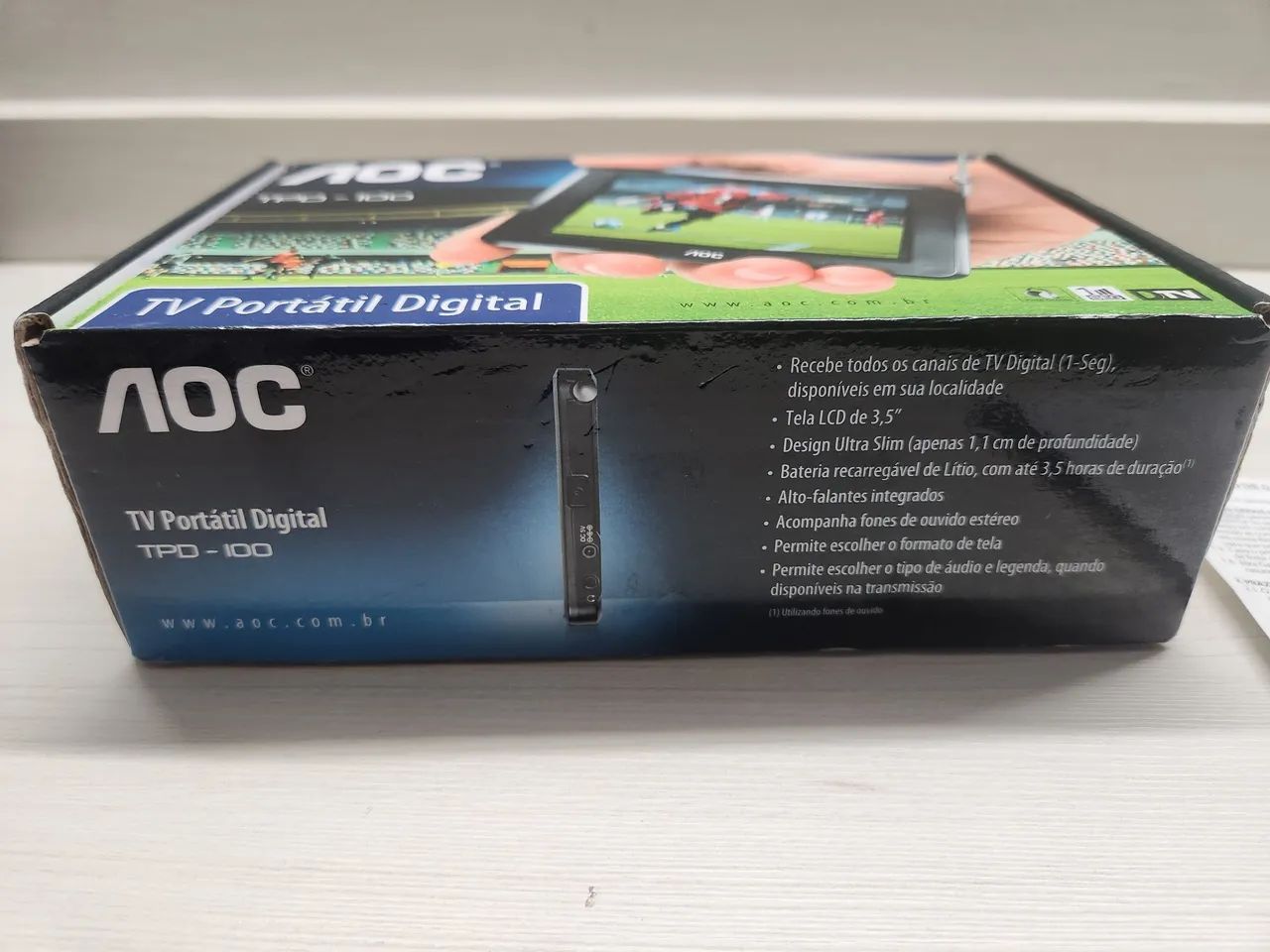 Mini TV Portátil Digital AOC TPD-100 - Foto 5