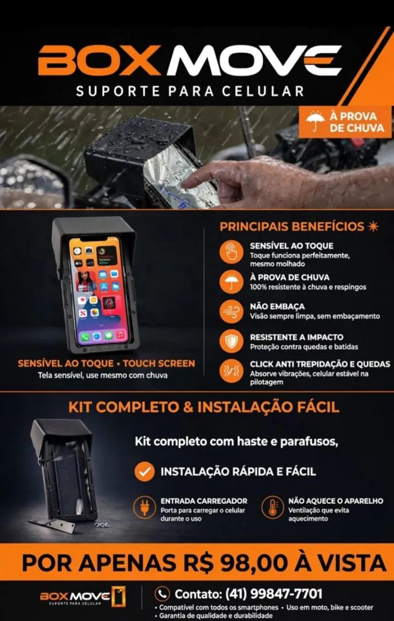 Suporte para celular a prova dágua  - Foto 3