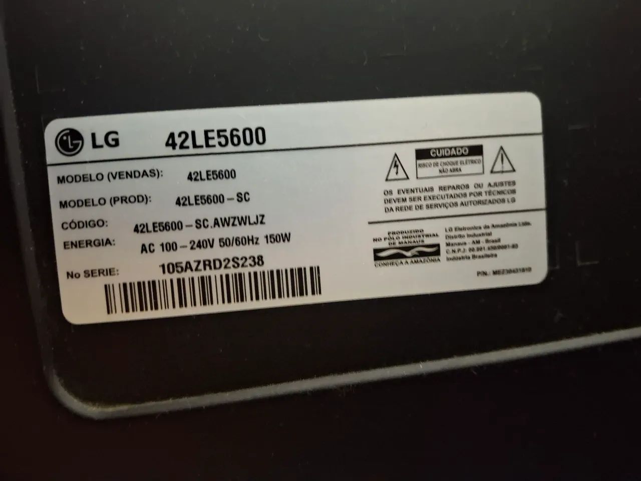 TV LG 42 LED Full HD com função Time Machine - Foto 5