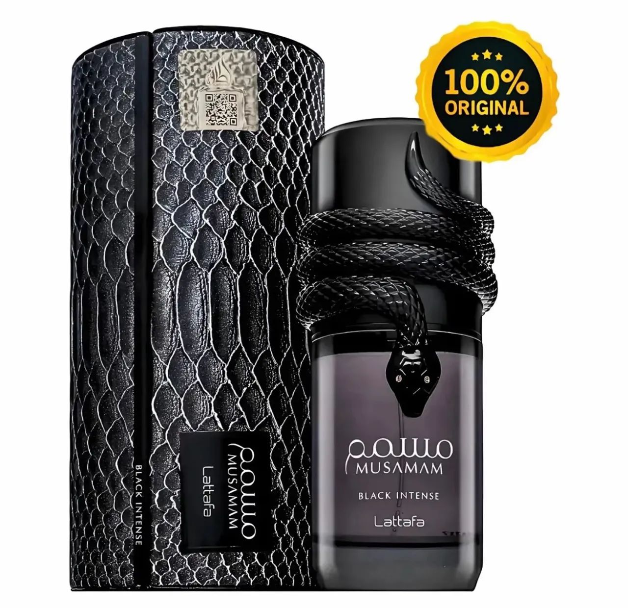 Perfume Árabe Musaman Black Intense 