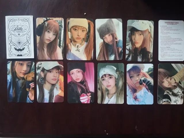 set de photocards newjeans ditto/omg