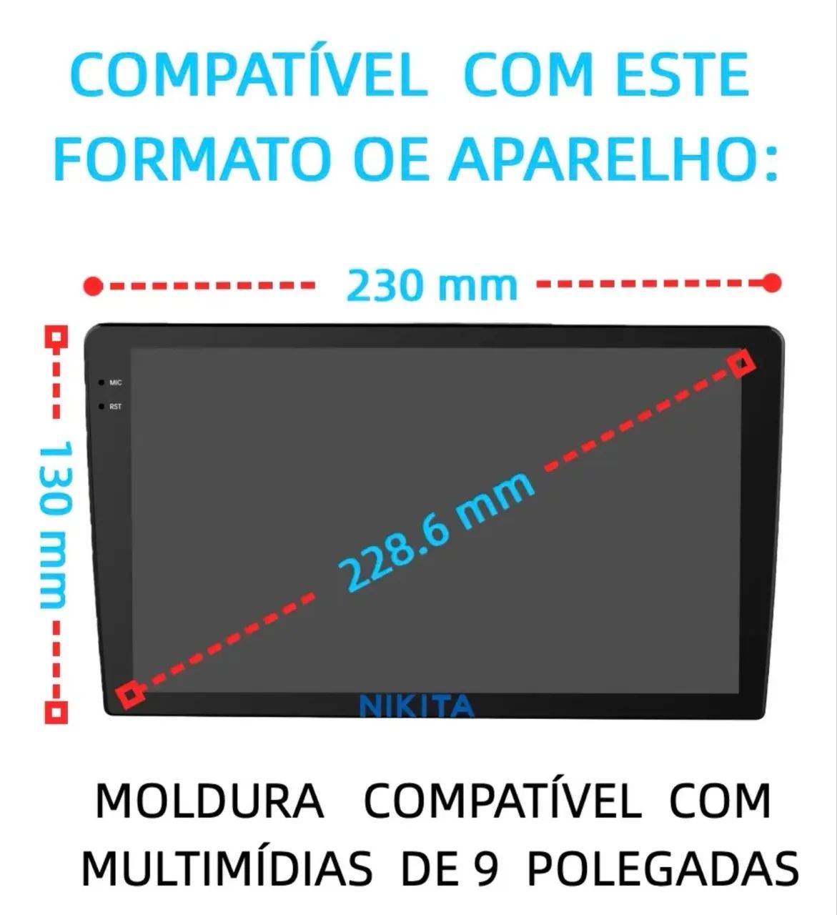 Moldura Multimídia 9 Polegadas Civic g8 NOVA NUNCA USADA - 2007 2008 2009 2010 2011 - Foto 5