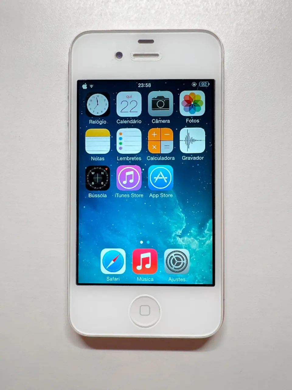 iPhone 4 Branco 16GB - Relíquia Impecável 100% Original! - Foto 3