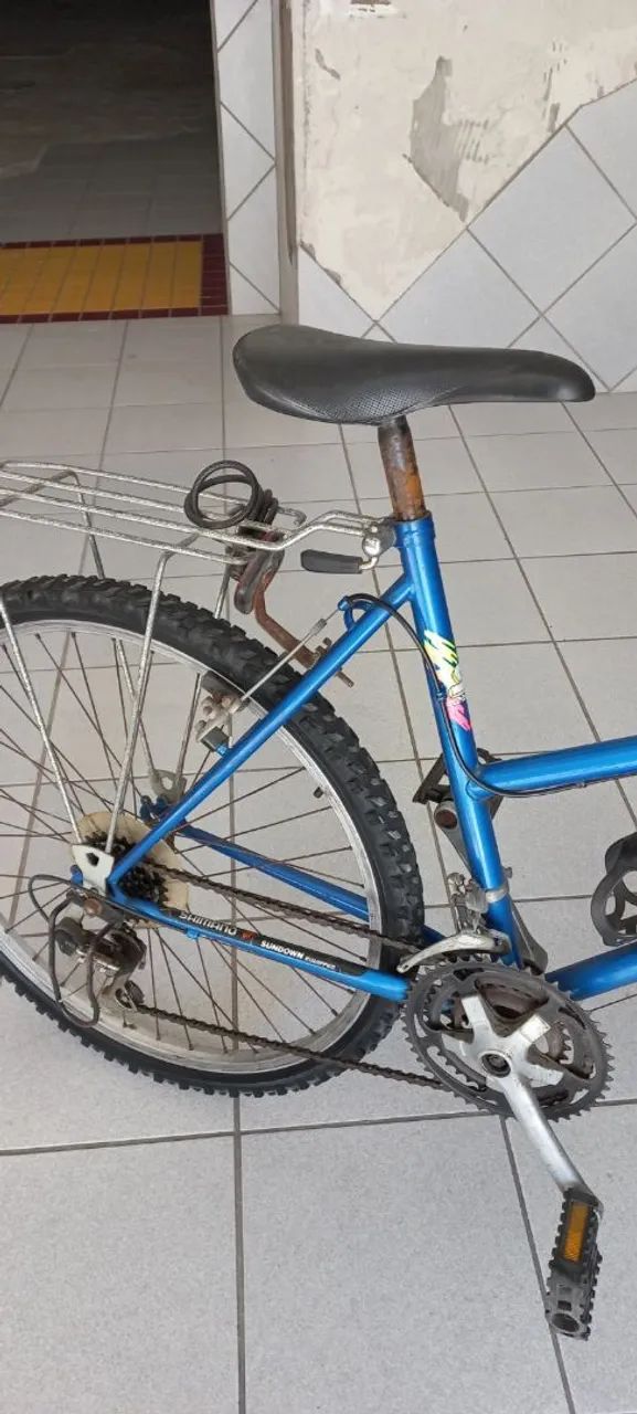 Bicicleta Sundown Aro 26 Com Câmbio e Passadores Shimano - Foto 2