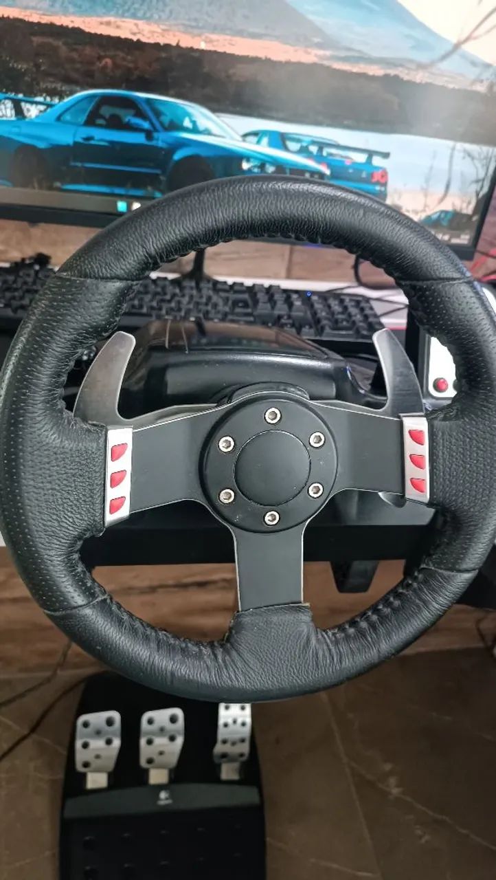 Volante G27 Logitech Completo - Foto 4
