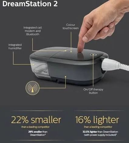 CPAP PHILIPS DREAM STATION 2 ADVANCED - Foto 3
