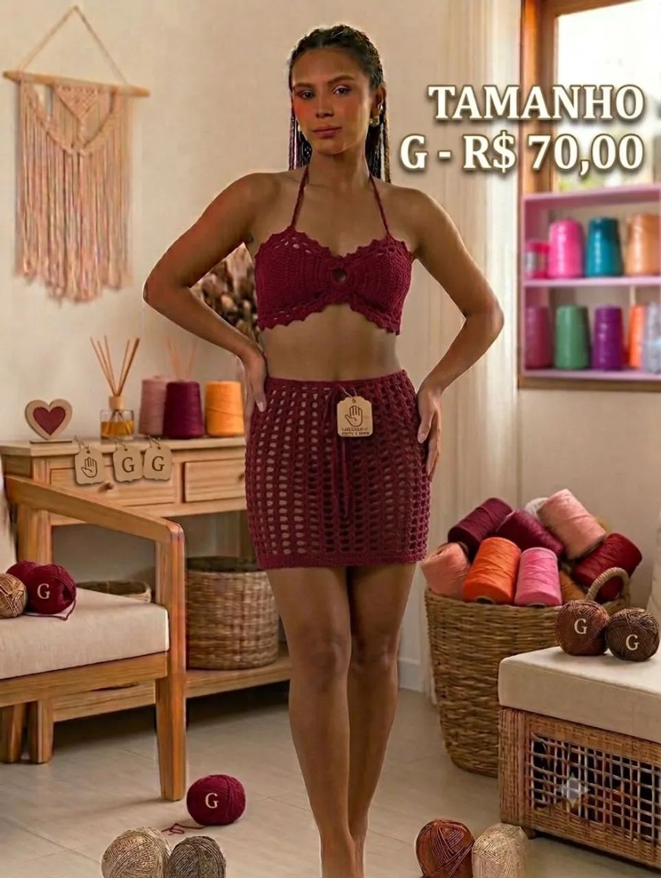 Moda praia ? em crochê ? - Foto 4