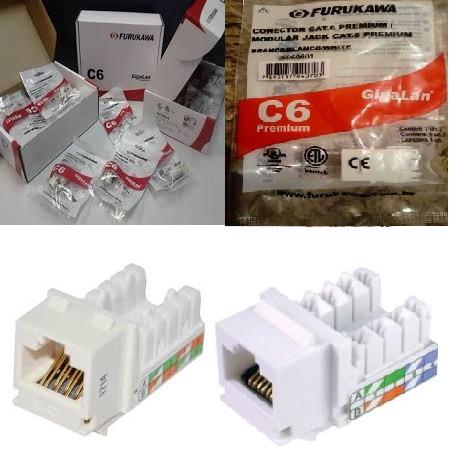 Conector RJ-45 Fêmea Cat06 Furukawa