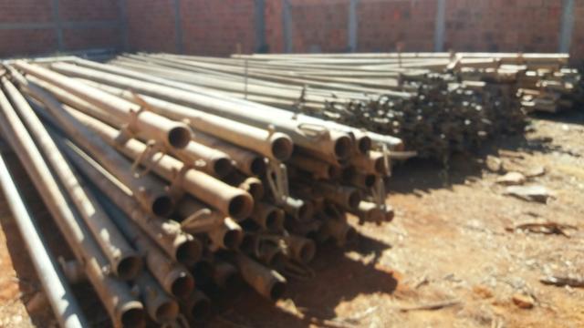 Cano de aço Zincado 01 lote de 440 tubos - Foto 2