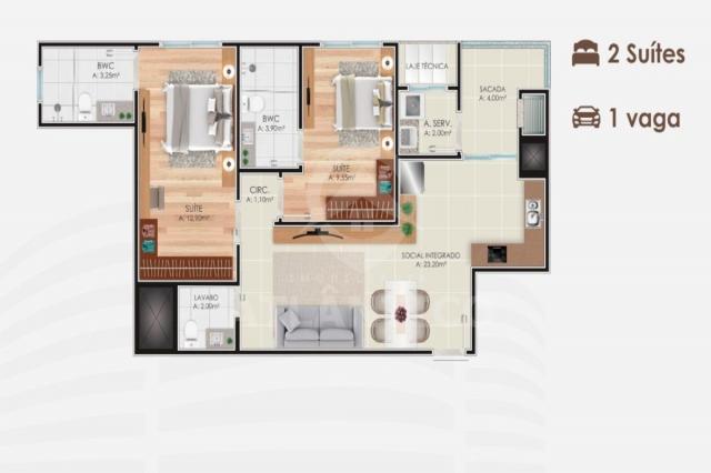 Apartamento à venda com 2 dormitórios em Gravatá, Navegantes cod:AP00059 - Foto 6