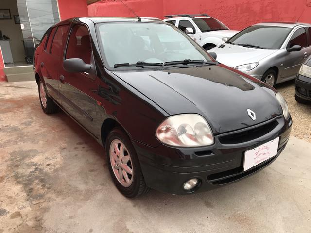 Clio sedan 2003 1.6 RT completo - Foto 9
