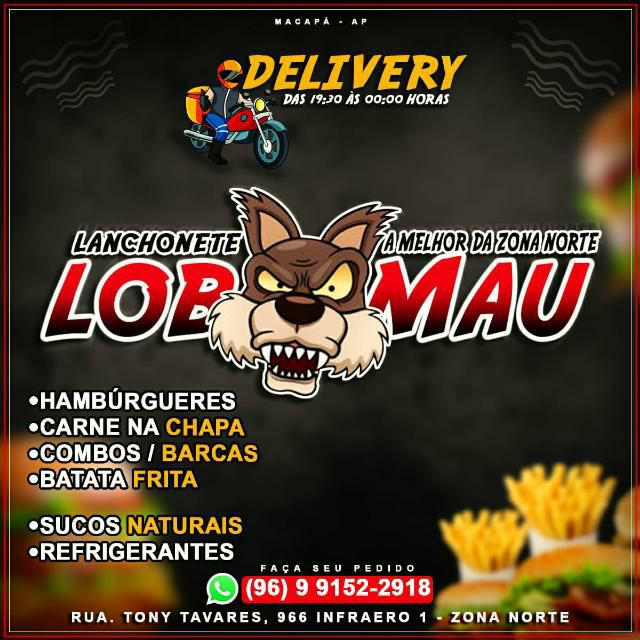 Lanchonete na zona norte