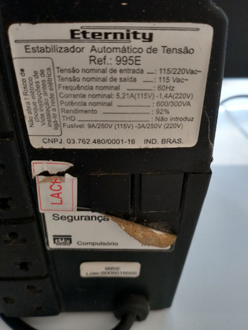 Estabilizador e Monitor Entrada Vga LEIA DESCRIÇÃO - Foto 4