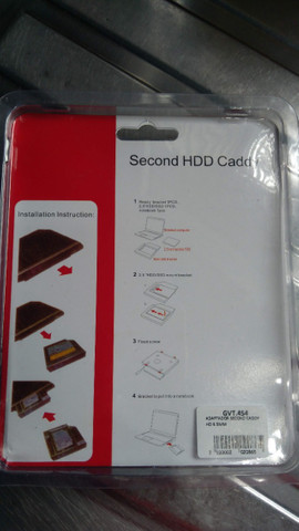 Caddy suporte segundo hd ssd notebook - aceito cartão - Foto 2