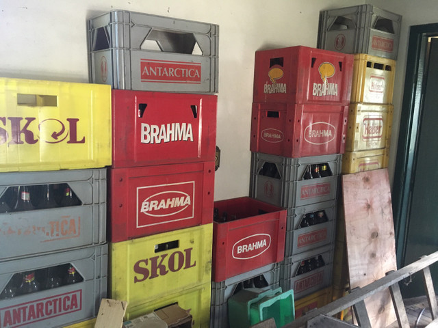 Engradados de cerveja