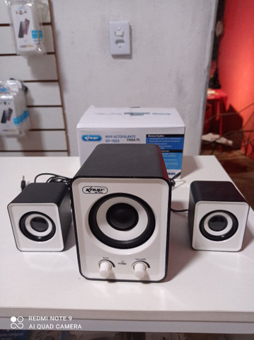 Caixa de som pra computador com auto falante - Foto 2