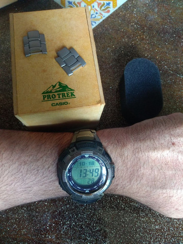 Casio Sport Pro Trek PRG80T vendo ou troco por Smartwatch de meu interesse
