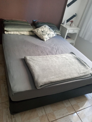 Cama BOX casal com colchão
