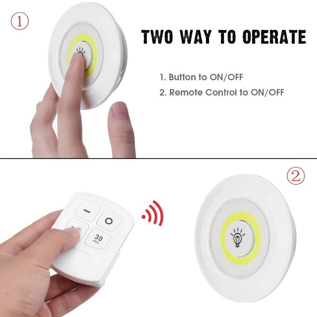 (NOVO) Lampada Led Luminária Sem Fio Com Controle Remoto com 1 Sptos - Foto 4