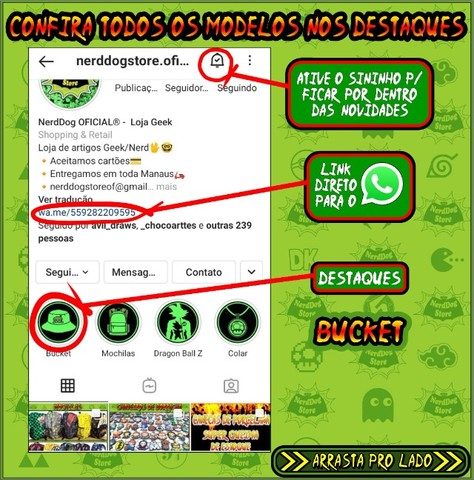 Bucket Hat (Chapéu) - NerdDog Store - Parte 1 - Foto 6