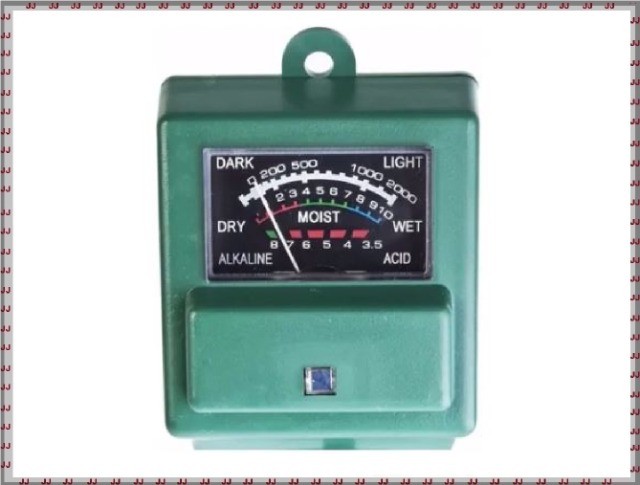 Medidor de acidez de solo analógico 3 em 1 verde - Foto 4