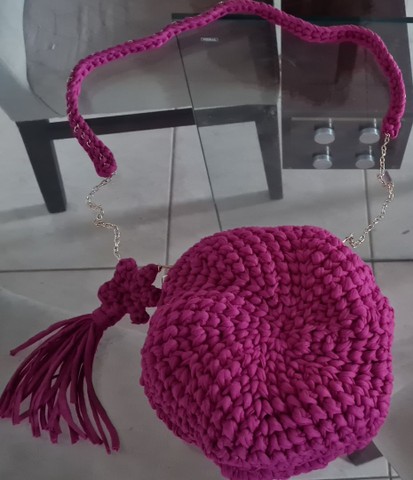 crochet santa bolsa
