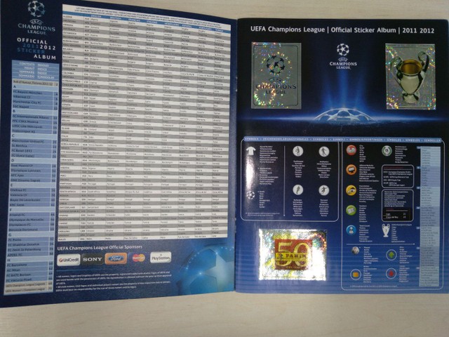Álbum de figurinhas UEFA Champions League 2011-2012 - Foto 2