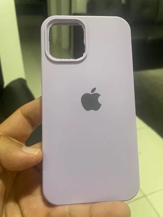 VENDO CASE DE IPHONE 12 ORIGINAL , CAMUÇA POR DENTRO !  - Foto 2