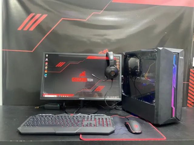 PC Gamer Completo Ryzen 5, 16 GBs RX 580 8GB c/SSD - Loja Gorilla Tech - Foto 3
