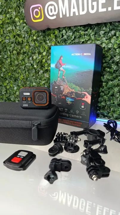 Promoção Câmera de Ação 4K com Acessórios