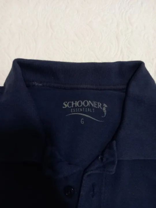 Camisa Polo Schonner Azul  - Foto 2