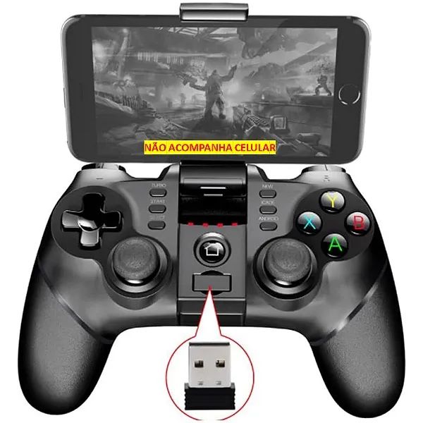 Controle Gamepad Bluetooth para Android, iPhone, P3, P4, N-Switch, PC - Ípega - Foto 2